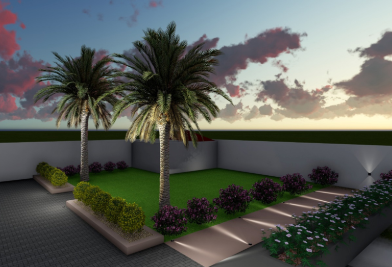 : Landscape For Proposed Villa 01 & 02 At Zabeel Dubai UAE 1
