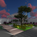 Landscape For Proposed Villa 01 & 02 At Zabeel Dubai UAE